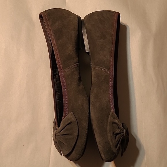 Vintage Sam & Libby Ballet Flats Brown Size 8 - Picture 2 of 9